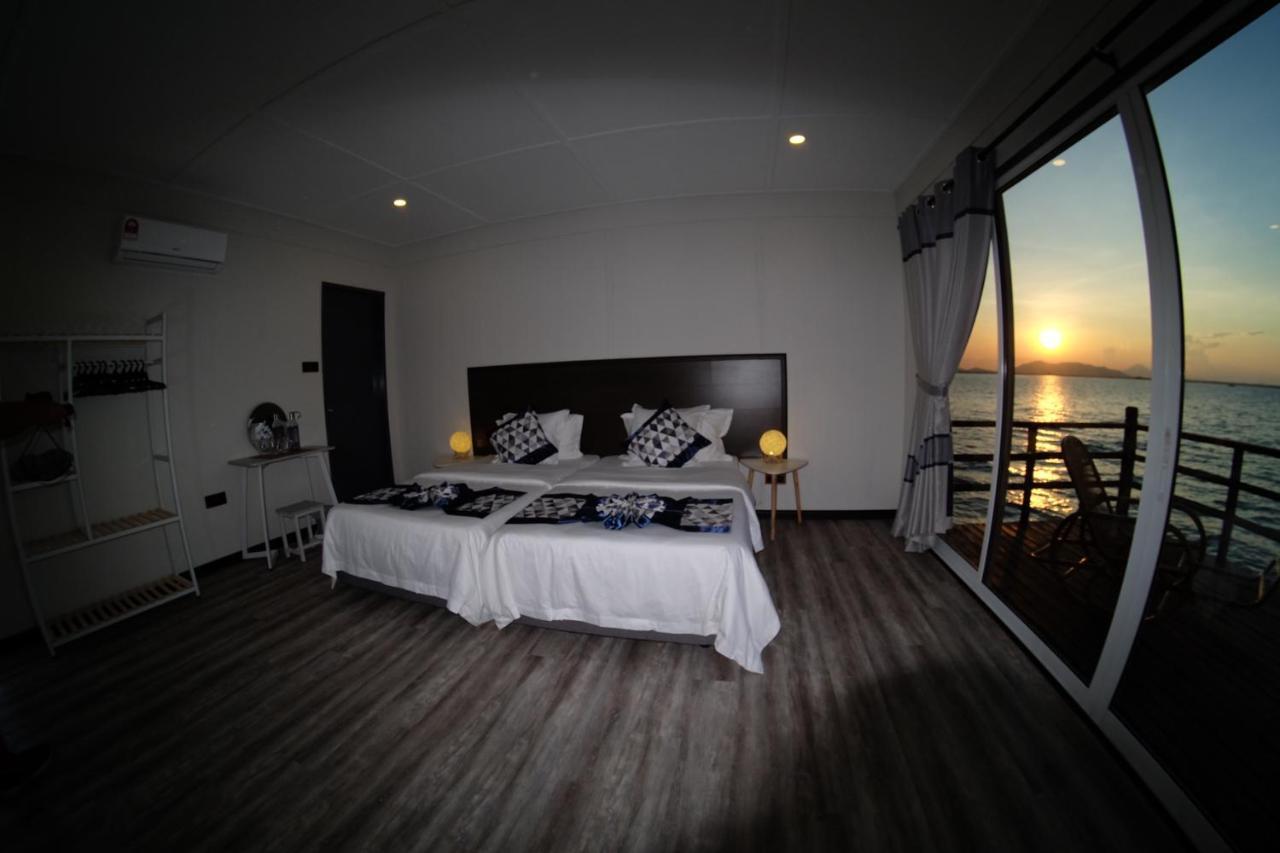 Hotel Shun Shun Water Bungalows Semporna Exteriér fotografie